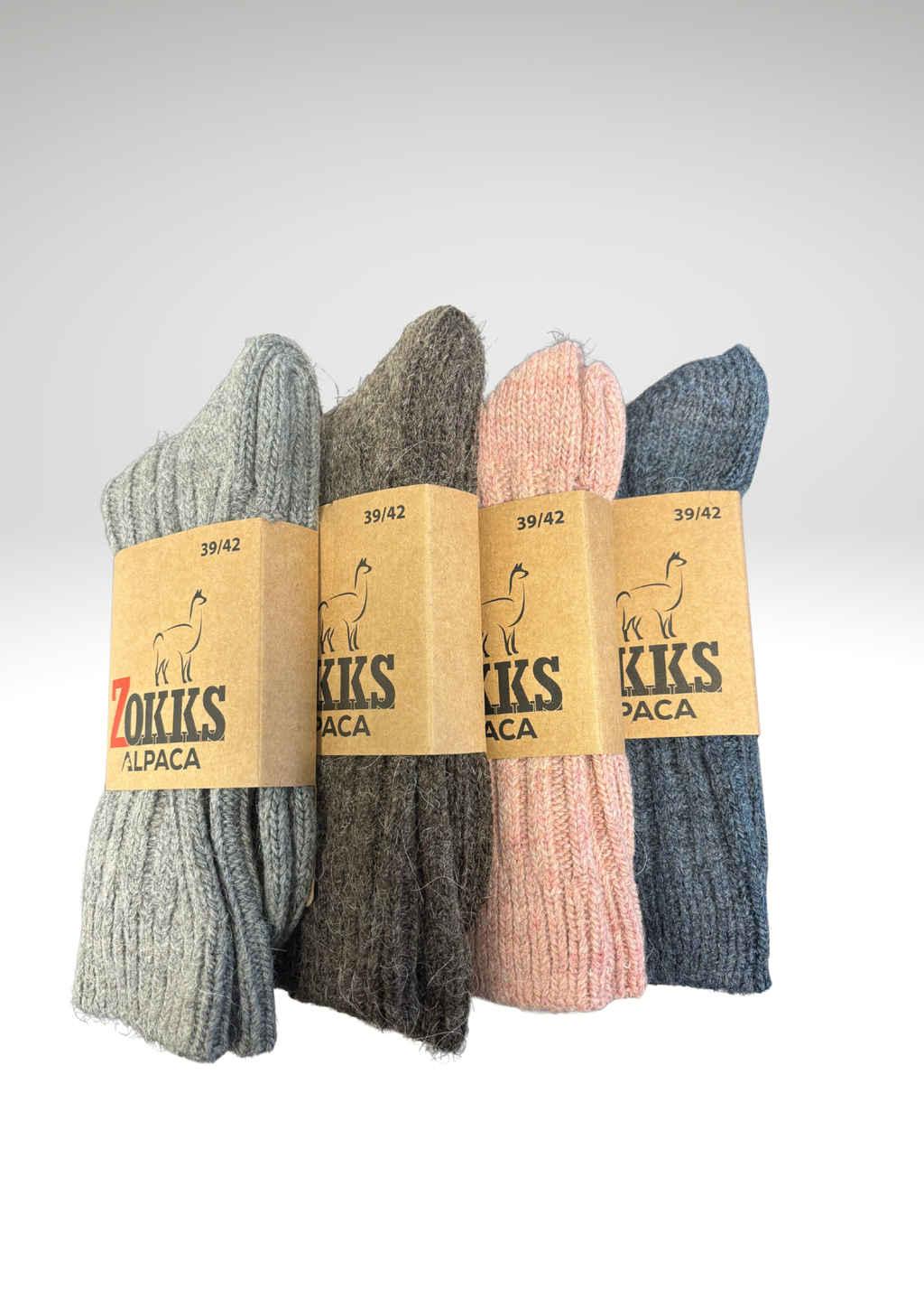 2054 Zokks Raggsocka Alpacka Ull 1-pack