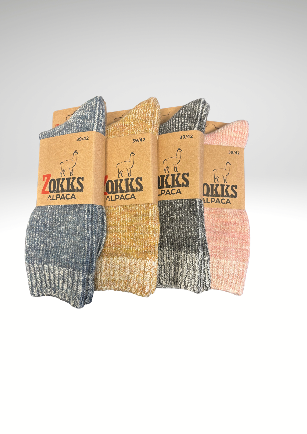 2056 Zokks Kraftig Polarsocka Alpacka Ull 1-pack
