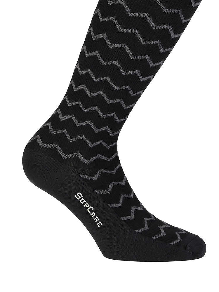 SupCare 7300-1 Stödstrumpa Bomull Zigzag