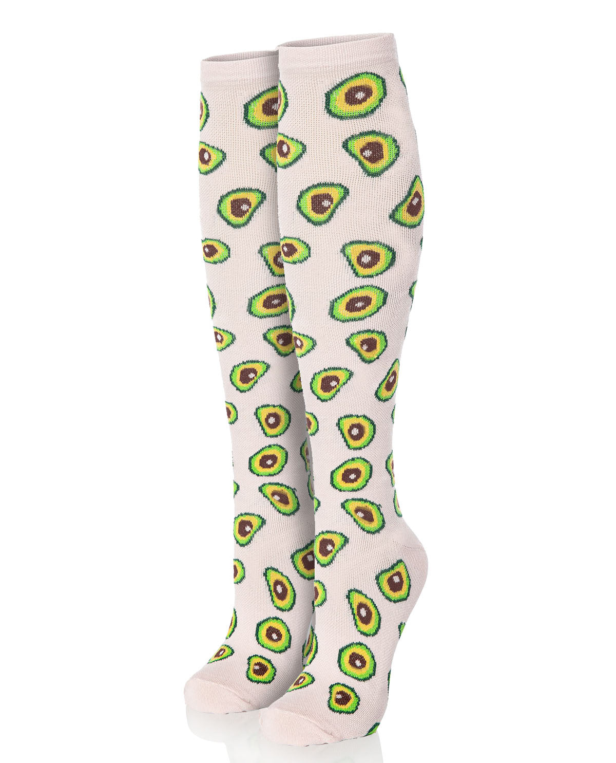 Nuddy Bambu Stödstrumpa 1-pack (Avokado)