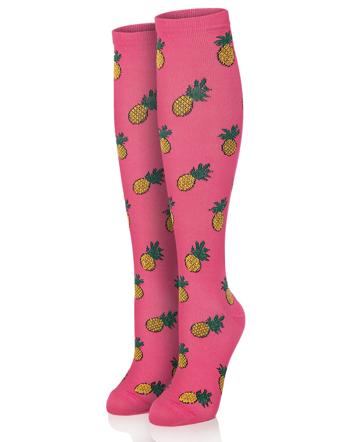 Nuddy Bambu Stödstrumpa 1-pack (Ananas)