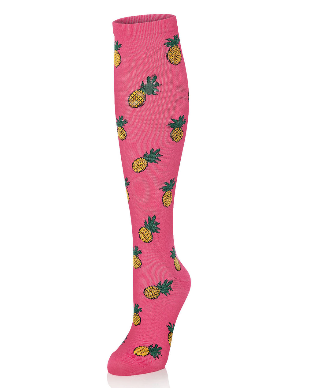 Nuddy Bambu Stödstrumpa 1-pack (Ananas)