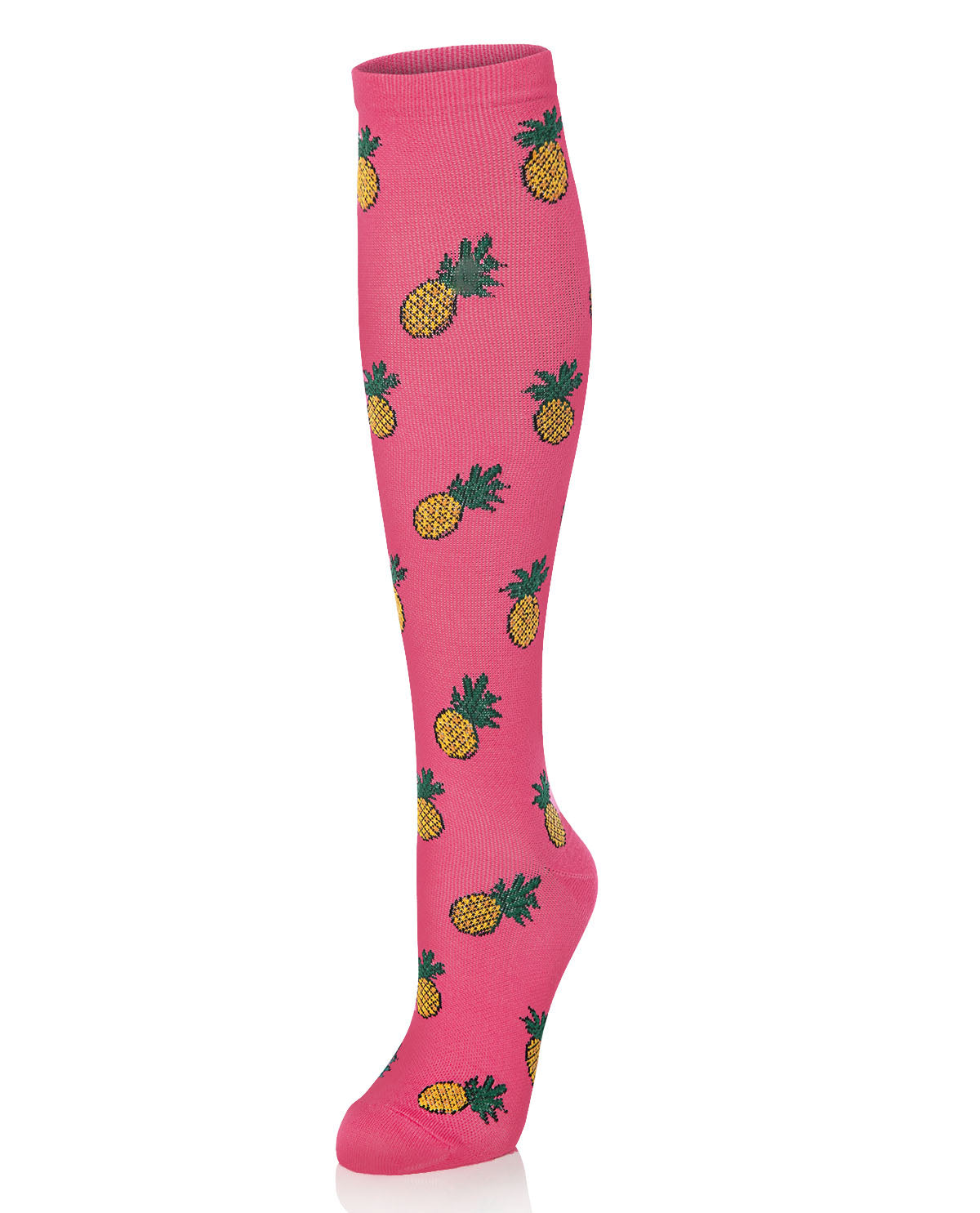Nuddy Bambu Stödstrumpa 1-pack (Ananas)